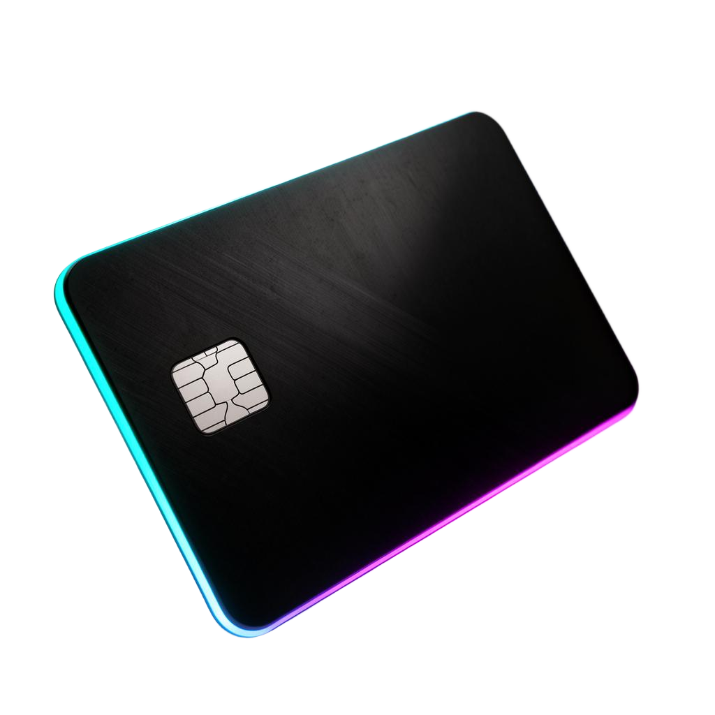 Stradacarte branded prepaid card with a dashboard preview